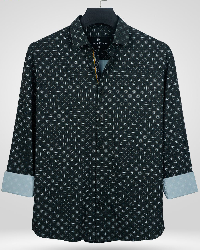 Luxury Print Stretch Shirt